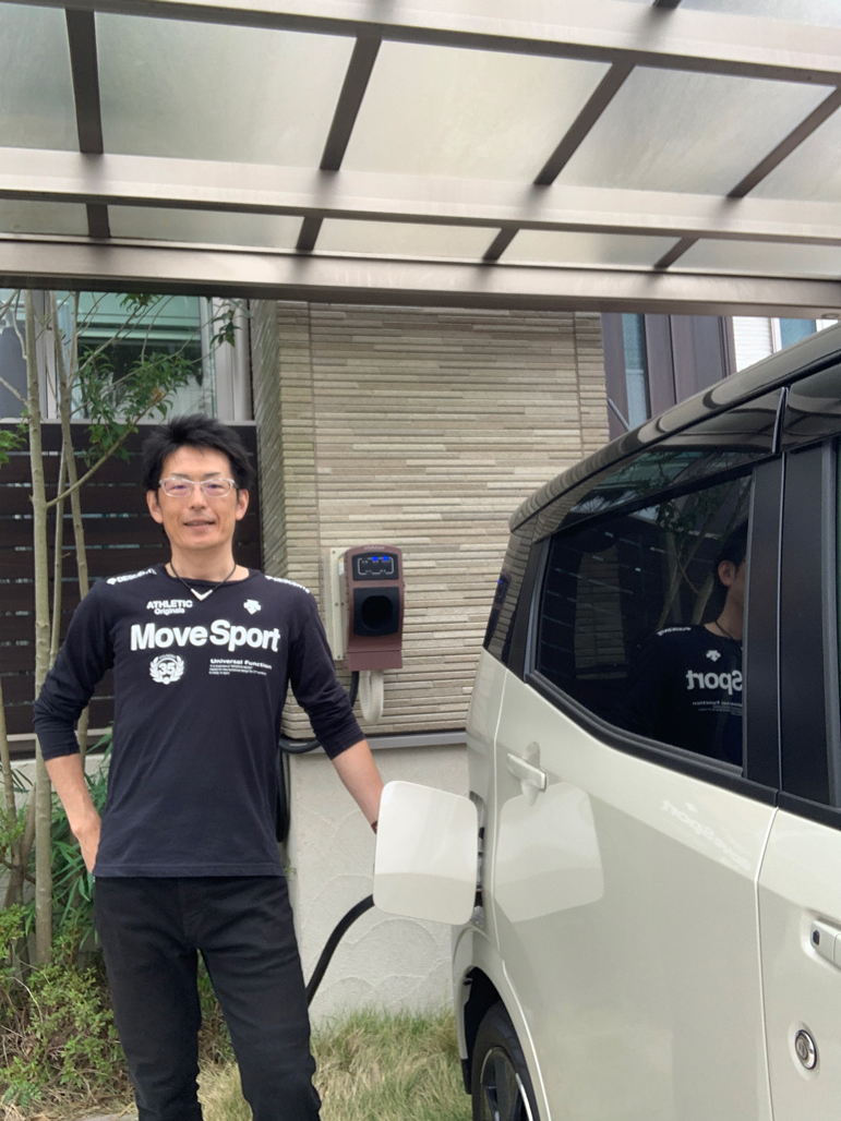 愛知県額田郡幸田町　渡邊様(V2H ニチコン新型EVパワーステーションVSG3-666CN7)